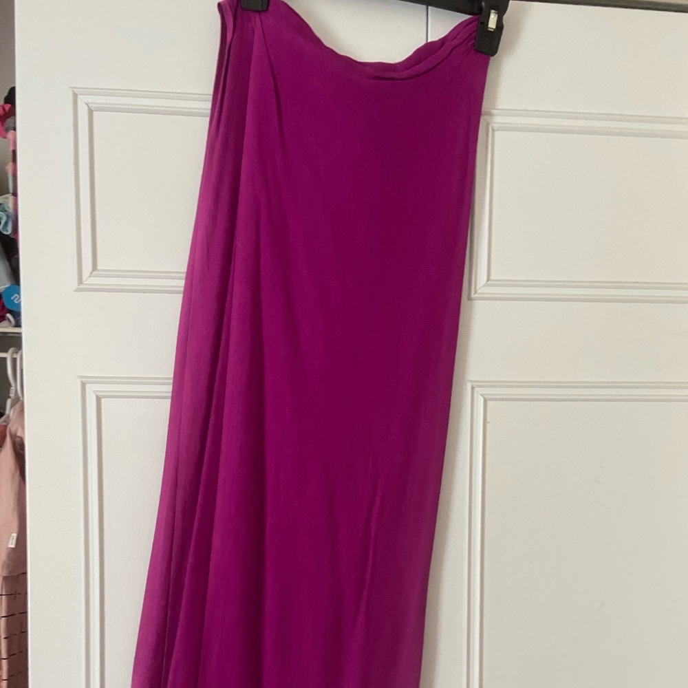 Purple scarf
